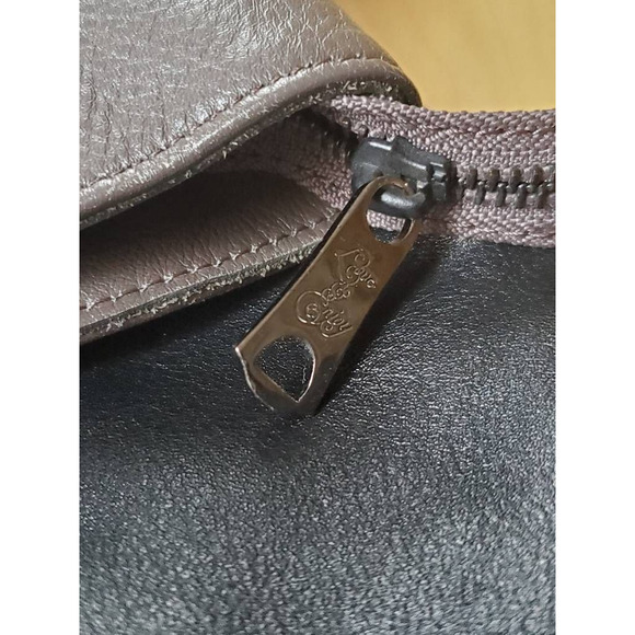 Accessories De Mademoiselle A.D.M.J. Black Leather Messenger Bag Japan - Picture 10 of 11